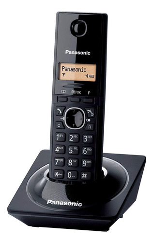 Telefono Panasonic Negro Digital