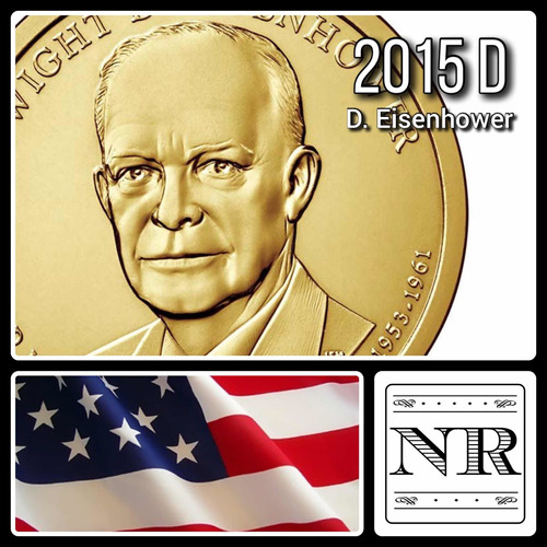 Estados Unidos - 1 Dolar - Año 2015 D - Km #607 - Eisenhower