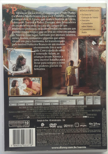 Dvd As Crônicas De Nárnia O Leão A Feiticeira O Guarda Roupa (Usado)