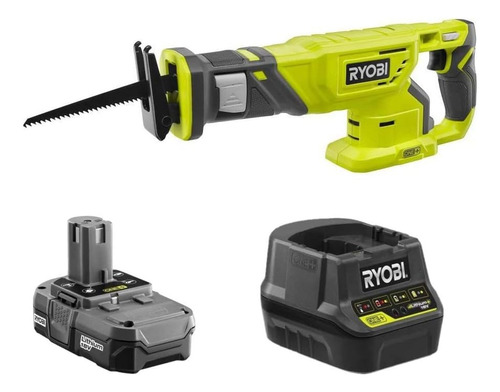 Sierra Reciproca C/batería Y Cargador Ryobi One+ De 18v