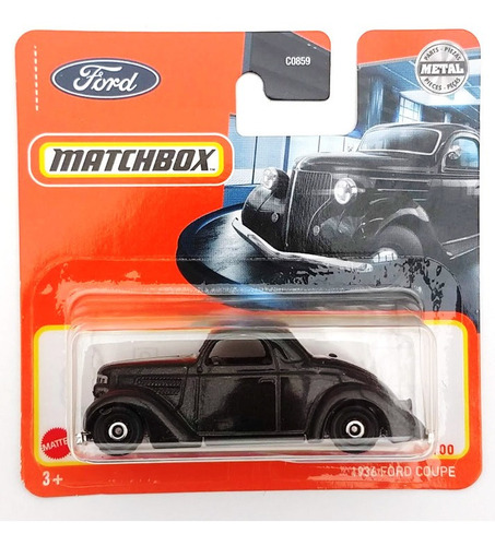 Matchbox Ford Coupe 1936 Original Coleccion