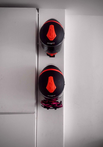 Duntrack Kit Soportes Para Casco De Moto Combo Narvi
