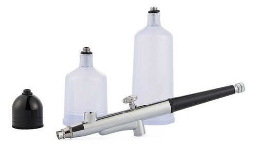 - Aerógrafo Con Compresor Recargable Por Usb, Negro