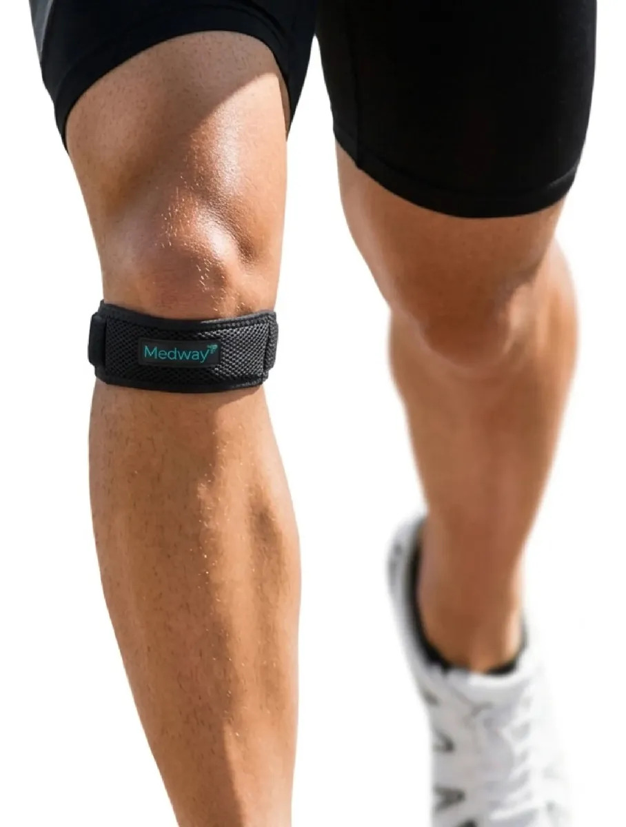 Medway | Anillo Subrotuliano Universal Negro | Banda Para Rodilla