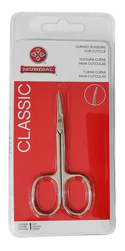 Tesoura Curvada De Tirar Cuticula Mundial Ref.415