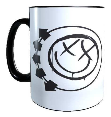 Imagen 2 de 5 de Taza Mágica Blink 182, Tazon Regalo Rock Cambia Color