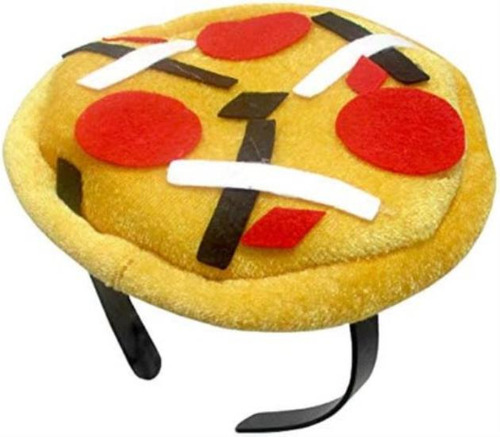 Nicky Bigs Novelties Mini Pizza Pie Diadema Gorro Pizza Chef
