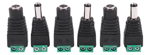 Adaptador De Conector De Alimentación Cctv Hembra Y Macho De