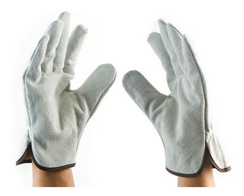 Guantes Tipo Ingeniero En Carnaza Blanca Marca Nara Safe