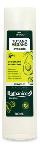 Leave In Tutano Vegano Avocado Bothânico 200g Proteção Solar