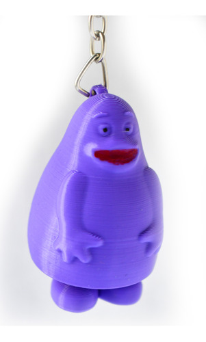 X3 Llaveros Grimace Shake Batido. Souvenirs, Regalo, Adorno