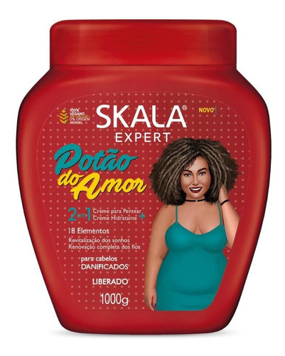 Creme De Tratamento Skala Potão Do Amor 1000g