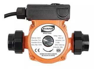  Bomba Recirculadora De Agua Caliente Evans 120w - Brac120w