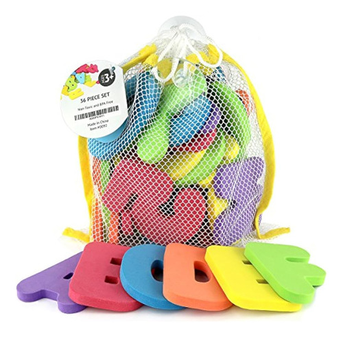 Haga Clic En N  Bath Foam Letters - Números Con Mesh Ba