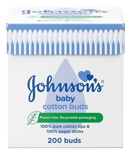 Johnson Baby Cotton Buds - Total De 600 Buds By Johnson's Ba