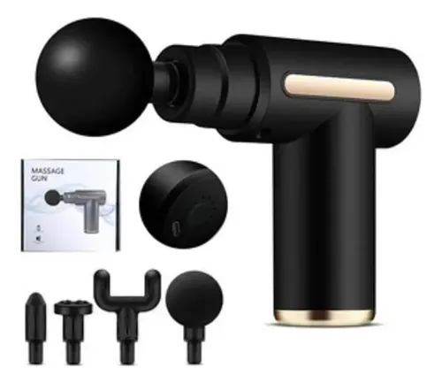 Massageador Muscular Profissional Elétrico Portátil Pistola Cor P...
