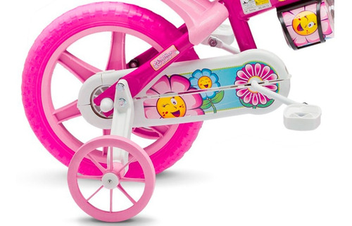 Imagem 4 de 4 de Bicicleta Aro 12 Flower Nathor Infantil