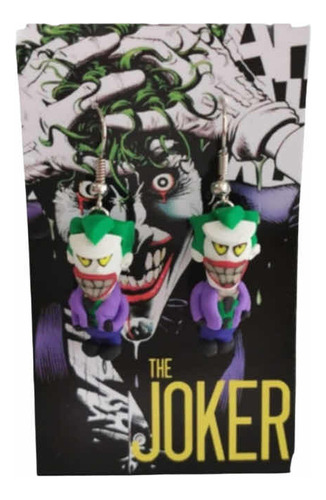 Aretes De Moda El Guason The Joker 964ju