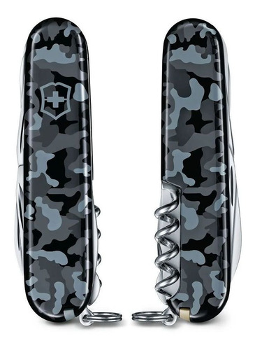 Imagen 2 de 6 de Cortaplumas Victorinox Huntsman Suiza 15 Usos Navajas Camo