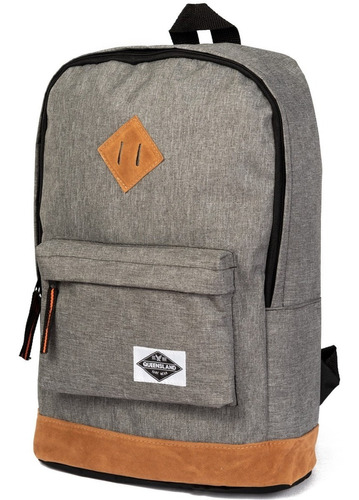 Mochila Queensland Porta Notebook Base Simil Gamuza