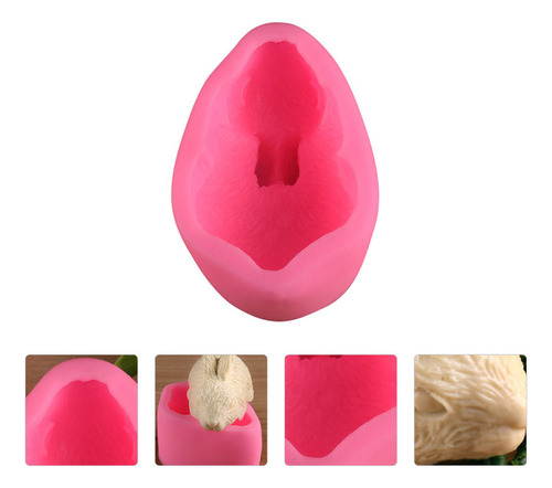 Molde De Silicona Con Forma De Conejo Para Pastel De Pascua