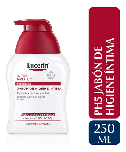 Eucerin Higiene Íntima Jabón De Limpieza Suave Zona Íntima