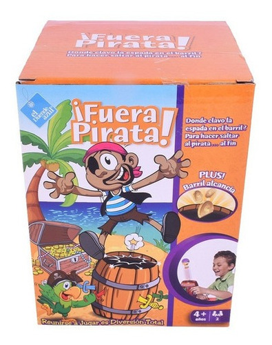 Juego De Mesa Fuera Pirata El Duende Azul 7422 14 Cm