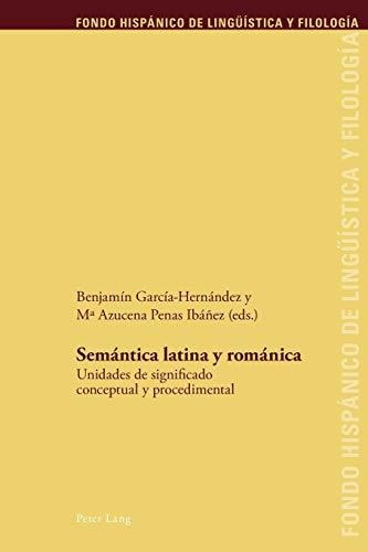 Semántica Latina Y Románica; Unidades De Significado Concept