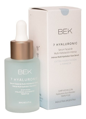 Bek 7 Hyaluronic Serum Facial De Multi-hidratación Intensa