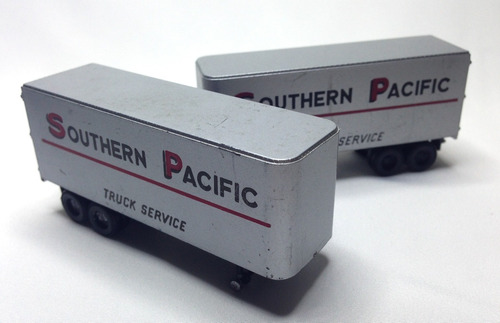 Cuc Ferromodelismo Ho Set 2 Remolques Tyco Southern Pacific