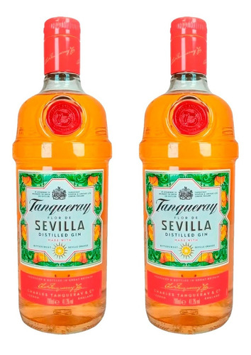 Gin Tanqueray Flor De Sevilla 700ml X2 Unidades