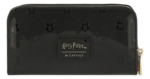 Cartera Mujer Harry Potter W Capsule Negro Hbyarmulke62cw Diseño De La Tela Gráfico