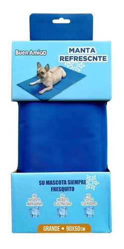 Manta Cama Refrescante Refrigerante Para Mascotas 90x50cm