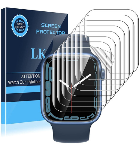 Protector De Pantalla Para Apple Watch Series 7 De 45mm (8u)