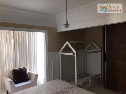 Imagem 10 de 19 de Apartamento Com 3 Dormitórios À Venda, 123 M² Por R$ 490.000,00 - Canto Do Forte - Praia Grande/sp - Ap0107