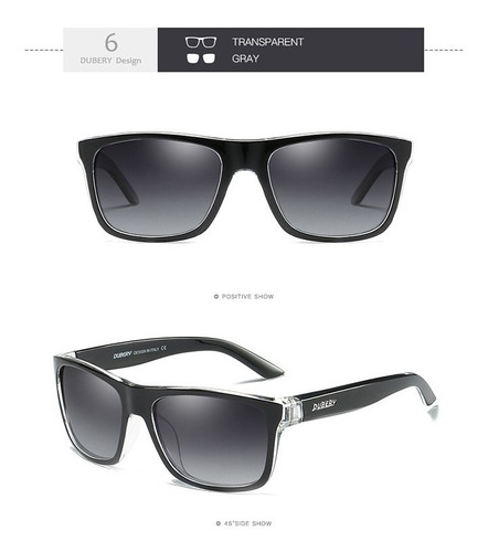 Imagen 3 de 3 de Lentes Marca Dubery Filtro Uv 400 Polarizados