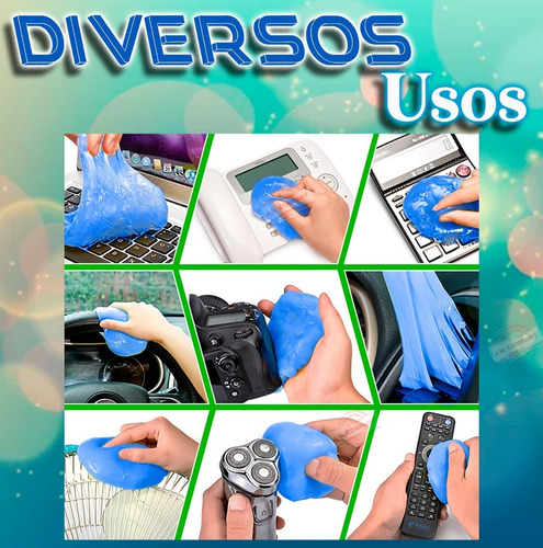 Imagen 5 de 8 de Gel Limpiador Slime Carros Celular Teclado No Grasoso