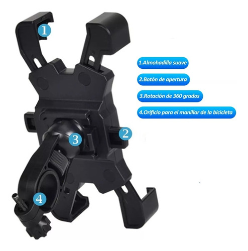 Soporte Base Universal Bicicleta Y Moto Para Celular