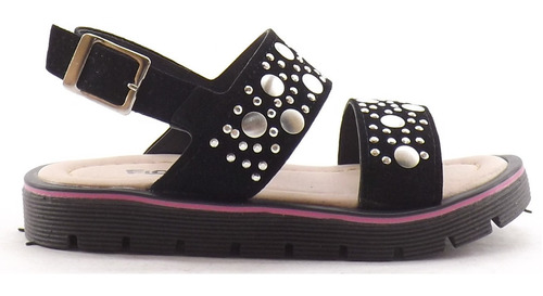 Sandalias Bajas Nena Verano Sin Taco Tachas 808 23-26 Pshoes