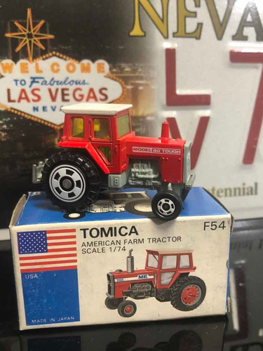 Tomica Vintage Japón F54 American Farm Tractor 1/74 Doestoys