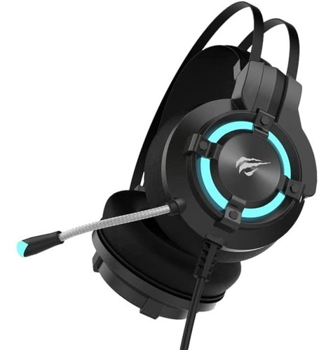 Imagem 7 de 7 de Headset Gamer Iluminação Led Havit Hv-2212d P2 Preto