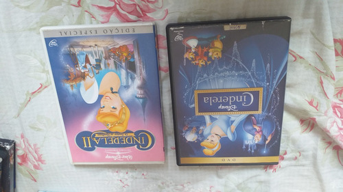 2 Dvds Cinderela 1 E 2 - Disney (originais)