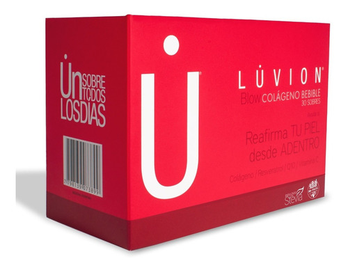 Imagen 2 de 4 de Lùvion Blow Colageno Bebible sobres x 30