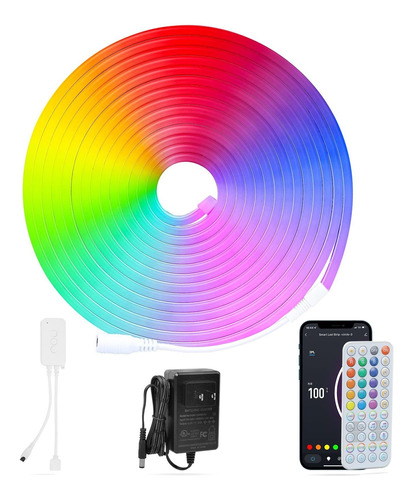 Galgreen Tira Luz Neon Multicolor Wifi 16.4 Pie 12 V Super