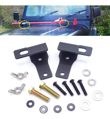 Para Jeep Wrangler Jl Jack Mount Upper Hood Holder