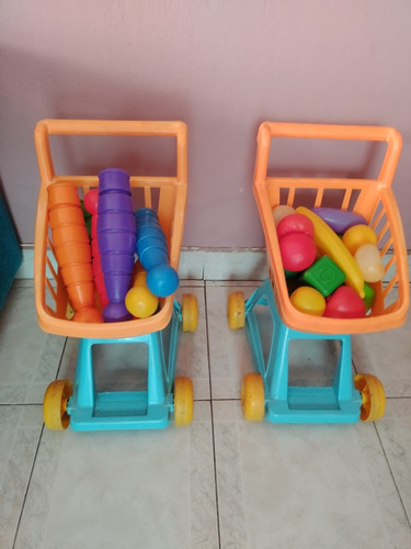 Carrito De Compras Para Niños/as Solo Frutas Y Verduras