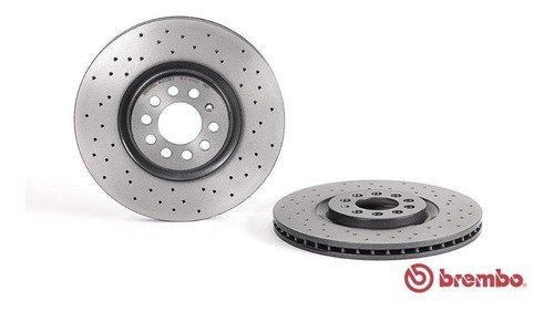 Imagen 1 de 5 de Discos Del (2) Brembo Xtra Perforado Leon Cupra Gli Audi S3