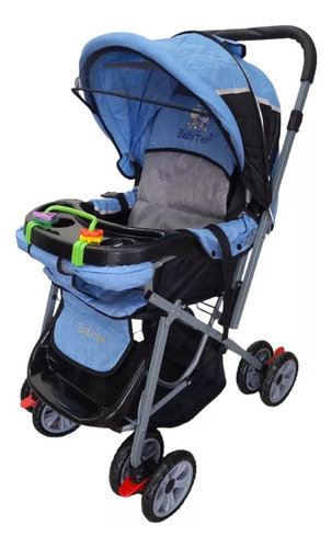 Carriola Mango Reversible Con Charola Y Reclinado Babytek Hb