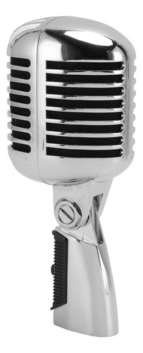 Micrófono Vocal Dinámico Retro Vintage De Aleación De Zinc