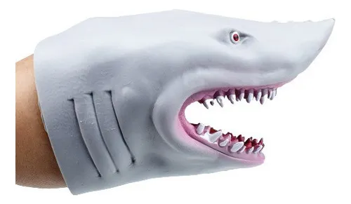 Tiburón Mano Marioneta For Historia Tpr Animal Cabeza Guant
